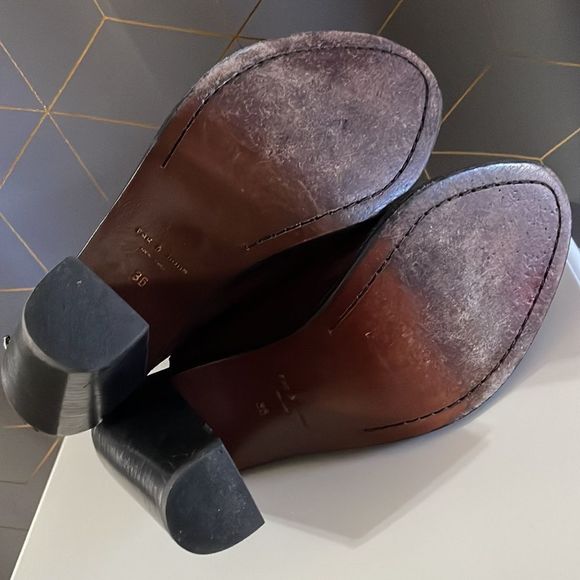 Rag & Bone Suede Wyatt Bootie Open Toe Sandals - Picture 4 of 8